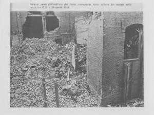 Seconda guerra mondiale - Nazismo - Trieste - Campo di concentramento / campo di detenzione Risiera di San Sabba - Macerie del forno crematorio distrutto dai nazisti finita la guerra