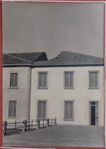 Milano - Pio Istituto dei Sordi in via Prinetti - Facciata interna - Crollo del tetto