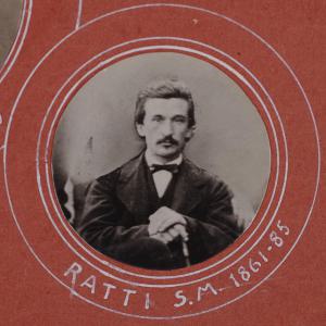 Ritratto maschile - S. M. Ratti, maestro del Pio Istituto dei Sordi