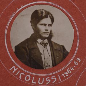Ritratto maschile - Nicolussi, maestro del Pio Istituto dei Sordi