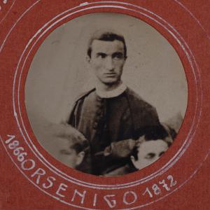 Ritratto maschile - Orsenigo, sacerdote, maestro del Pio Istituto dei Sordi
