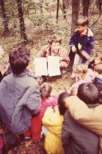 Cinisello Balsamo - Parco Nord, settore Est - Attività didattica con bambini dI una scuola primaria - Educazione ambientale - Boschi - Autunno