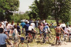 Sesto San Giovanni - Parco Nord, settore Montagnetta - Evento: Festa del Parco - Visita guidata al parco in bicicletta - Coro