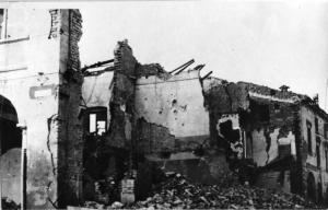 Seconda Guerra Mondiale - Bombardamenti - Canneto sull'Oglio - Via Roma - Casa Parenti