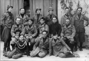 Ritratto di gruppo maschile - Militari / Seconda Guerra Mondiale