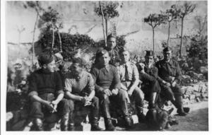 Seconda Guerra Mondiale - Siracusa - Ritratto di gruppo - Militari