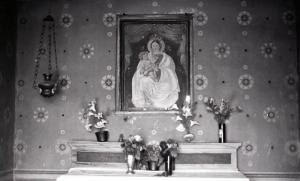 Cavallara di Viadana - Cappella della Beata Vergine Madre Graziosa sull'Argine - Interno - Dipinto - Madonna con Bambino