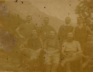 Ritratto di gruppo maschile - Militare - Delicante Alberici - 1915