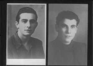 Ritratto maschile: giovani uomini non identificati deportati e morti in un campo di concentramento nazista - Nazi-fascismo