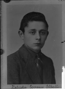 Ritratto maschile: Lorenzo Alberti, ragazzo deportato nel campo di concentramento di Dachau - Nazi-fascismo