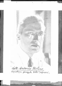 Ritratto maschile: Antonio Molino, segretario generale della Caproni, deportato nel campo di concentramento di Mauthausen-Gusen - Nazi-fascismo