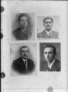 Ritratto maschile: uomini italiani non identificati deportati e morti in un campo di concentramento nazista - Nazi-fascismo