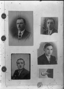 Ritratto maschile: giovani uomini italiani non identificati deportati e morti in un campo di concentramento nazista - Nazi-fascismo