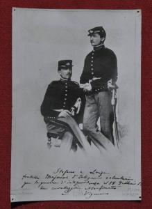 Ritratto di gruppo - Militari - Stefano e Luigi Majnoni d'Intignano