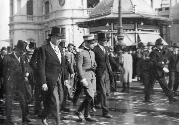Fiera di Milano - Campionaria 1931 - Visita del duca di Bergamo Adalberto di Savoia