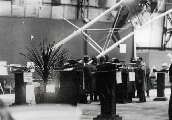Fiera di Milano - Campionaria 1931 - Visita del ministro dell'aeronautica Italo Balbo