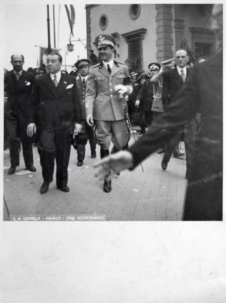 Fiera di Milano - Campionaria 1934 - Visita del principe di Piemonte Umberto II di Savoia