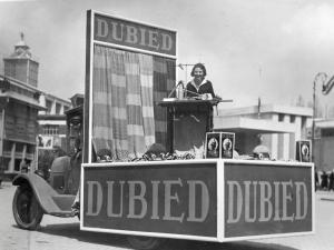 Fiera di Milano - Campionaria 1931 - Autoveicolo pubblicitario della Dubied