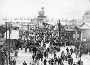 Fiera di Milano - Campionaria 1931 - Viale del commercio