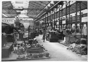 Fiera di Milano - Campionaria 1931 - Padiglione della meccanica - Smontaggio degli allestimenti