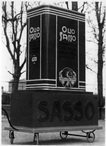 Fiera di Milano - Campionaria 1931 - Pubblicità mobile dell'olio Sasso