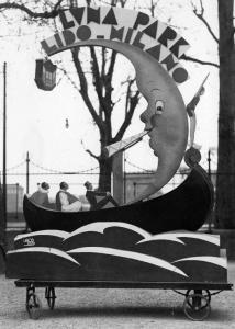 Fiera di Milano - Campionaria 1931 - Pubblicità mobile del Luna park lido Milano