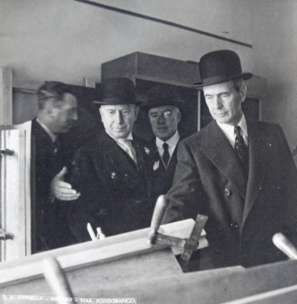 Fiera di Milano - Campionaria 1934 - Visita dell'ambasciatore degli Stati Uniti Breckinridge Long