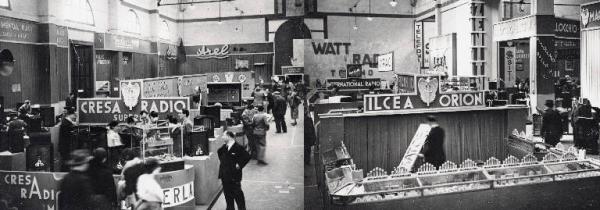Fiera di Milano - Campionaria 1934 - Padiglione dell'elettrotecnica - Sala della radiotecnica