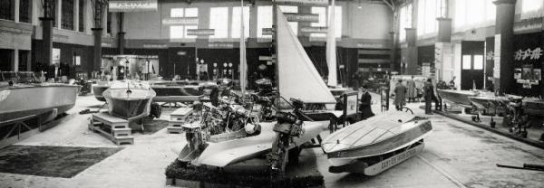 Fiera di Milano - Campionaria 1934 - Salone della motonautica e della nautica - Veduta panoramica