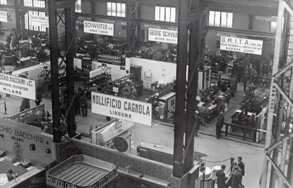 Fiera di Milano - Campionaria 1935 - Padiglione della meccanica - Interno