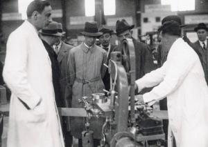 Fiera di Milano - Campionaria 1934 - Visita del duca di Ancona Eugenio di Savoia