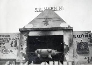 Fiera di Milano - Campionaria 1934 - Settore degli alimentari - Chiosco di vendita della Società Masnini