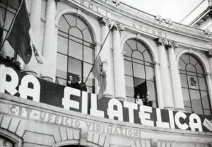 Fiera di Milano - Campionaria 1934 - Palazzo degli affari (prima palazzo degli orafi), sede della Mostra filatelica - Esterno