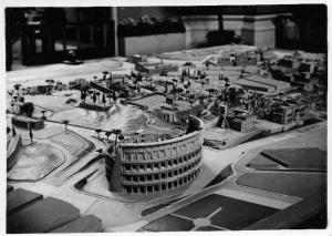 Fiera di Milano - Campionaria 1934 - Padiglione del turismo - Plastico di un'area di Roma