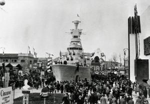 Fiera di Milano - Campionaria 1934 - Incrociatore della Lega navale italiana