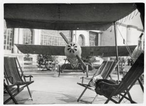 Fiera di Milano - Campionaria 1934 - Area pubblicitaria dell'Esposizione dell'aeronautica italiana