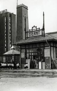 Fiera di Milano - Campionaria 1934 - Chiosco della Eternit pietra artificiale S.A.