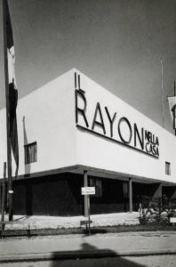 Fiera di Milano - Campionaria 1934 - Padiglione "Rayon nella casa" della Italrayon - Esterno
