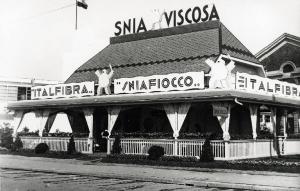Fiera di Milano - Campionaria 1934 - Padiglione della Snia Viscosa - Esterno