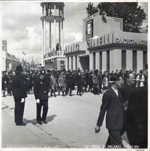 Fiera di Milano - Campionaria 1935 - Visita del Re Vittorio Emanuele III