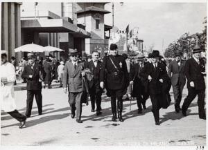 Fiera di Milano - Campionaria 1935 - Visita di autorità in occasione della Giornata delle nazioni