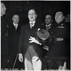 Fiera di Milano - Campionaria 1935 - Visita dell'ambasciatore francese in occasione della Giornata delle nazioni