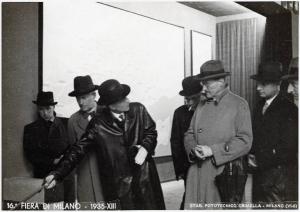 Fiera di Milano - Campionaria 1935 - Visita dell'ambasciatore tedesco Ulrico von Hassell