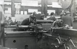 Fiera di Milano - Campionaria 1935 - Padiglione della meccanica - Stand