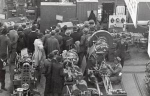 Fiera di Milano - Campionaria 1935 - Padiglione della meccanica - Stand della S.A. Adler