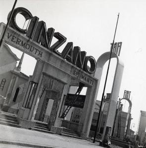 Fiera di Milano - Campionaria 1935 - Padiglione della Cinzano Florio - Lavori di preparazione
