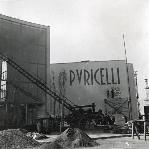 Fiera di Milano - Campionaria 1935 - Lavori di preparazione dei padiglioni
