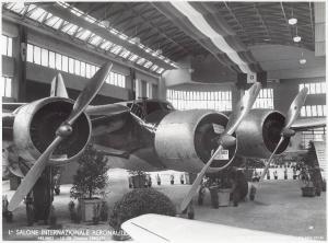 Fiera di Milano - Salone internazionale aeronautico 1935 - Sezione italiana - Stand della Piaggio & C.