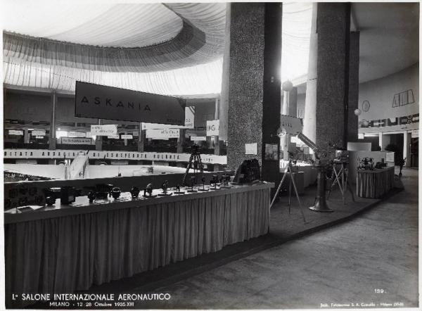 Fiera di Milano - Salone internazionale aeronautico 1935 - Stand della Askania