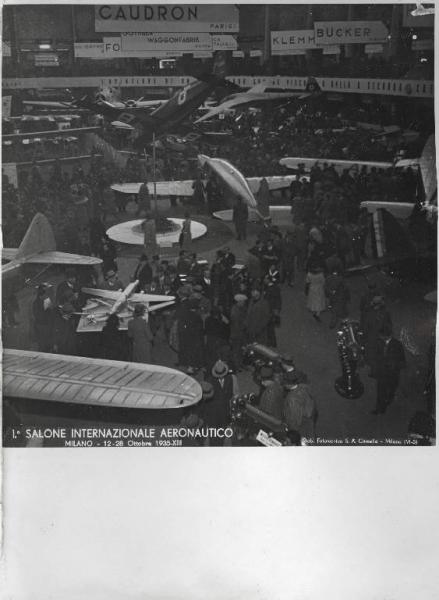 Fiera di Milano - Salone internazionale aeronautico 1935 - Sezione francese e sezione tedesca
